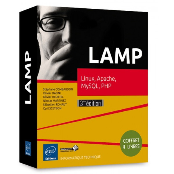Coffret LAMP Linux, Apache, MySQL, PHP 3ed  4V 