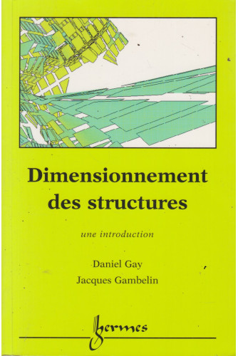 Dimensionnement Des Structures. Une Introduction Dimensionnement Des Structures. Une Introduction