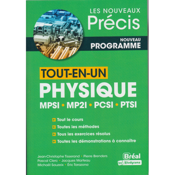 Physique MPSI.MP2I.PCSI.PTSI-Tout en un