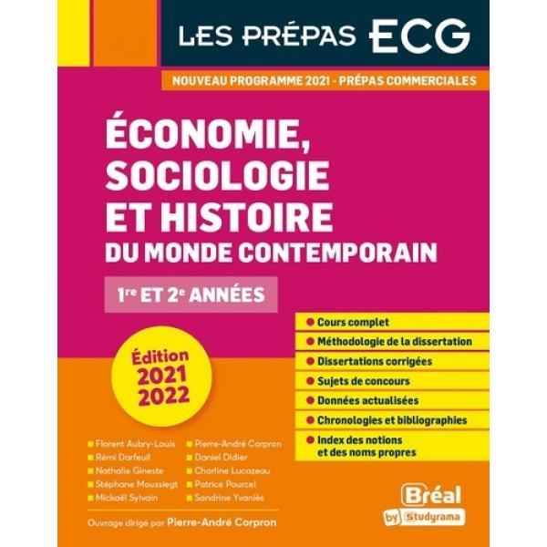 Economie sociologie et histoire du monde contemporain 1re et 2e années éd 2021-2022