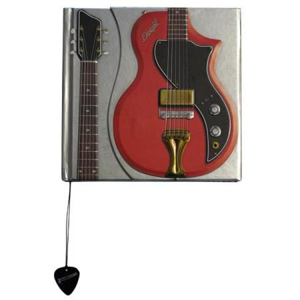 Carnet Boncahier Guitare gris 17x17cm