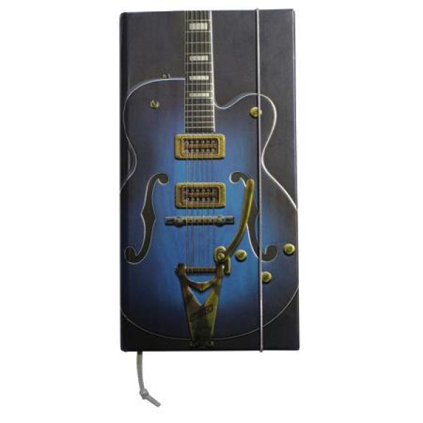 Carnet Boncahier Rock bleu 18x9cm