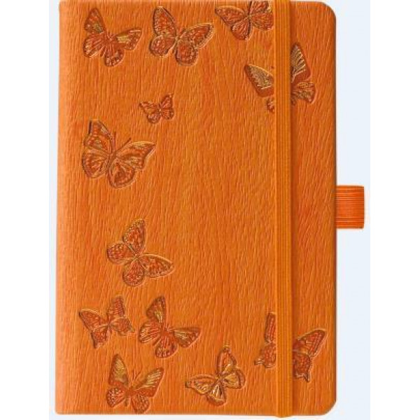 Carnet nature Papillons orange 9X14 cm