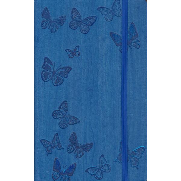 Carnet nature Papillons bleu foncé 21x13cm
