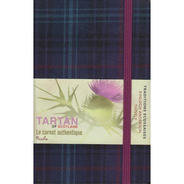 Carnet Tartan Kinloch thistle 9x14 cm