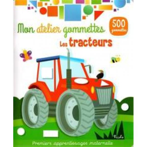 Mon atelier gommettes -Les tracteurs