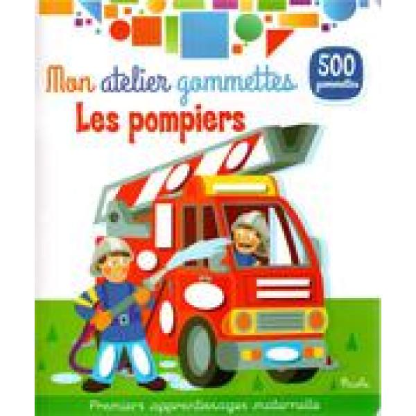 Mon atelier gommettes -Les pompiers