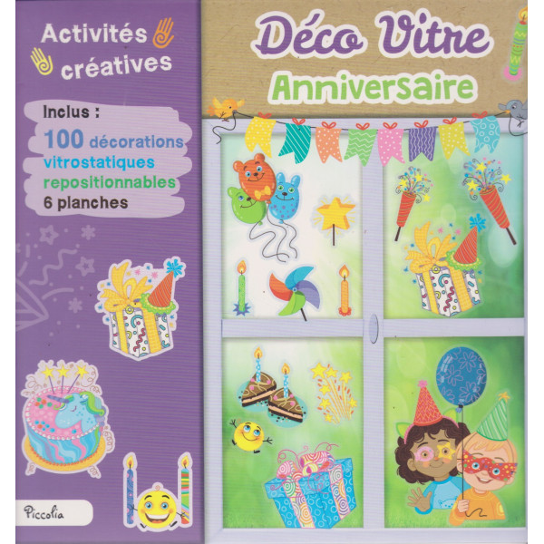Anniversaire -Déco vitres