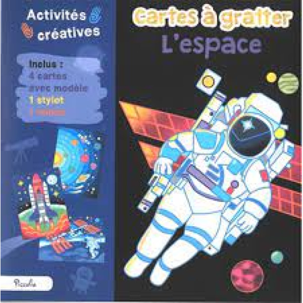 Cartes à gratter l'espace