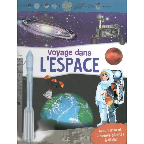 Voyage dans l'espace - Avec 1 frise et 2 scènes géantes à déplier