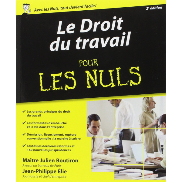 Le droit du travail pour les Nuls. 2E édition