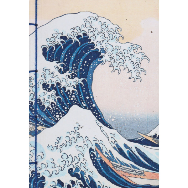 Carnet Hokusai -La Grande Vague de Kanagawa 16*23