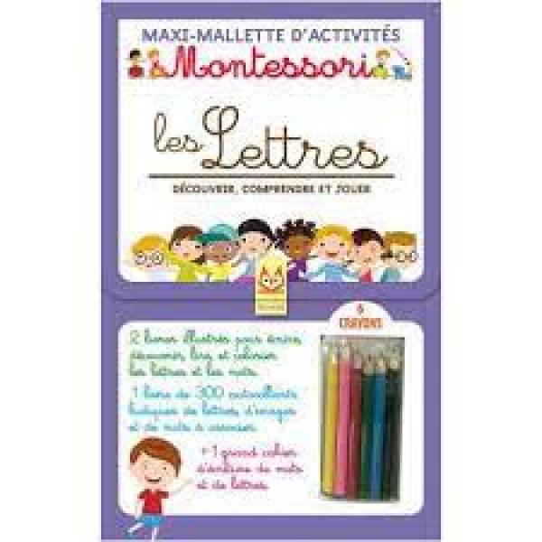 Maxi-Mallette d'activités Montessori -Les lettres
