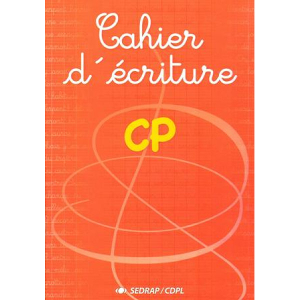 Cahier d'écriture CP 2007