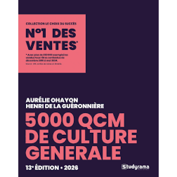 5000 QCM de culture générale