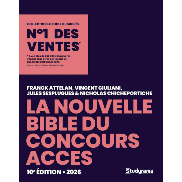 La bible du concours ACCES Edition 2026
