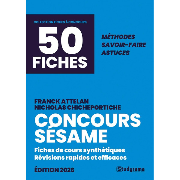 Concours SESAME en 50 fiches