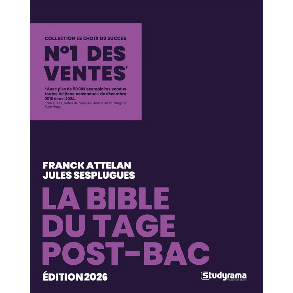 La bible du Tage post Bac : 6E édition 2026