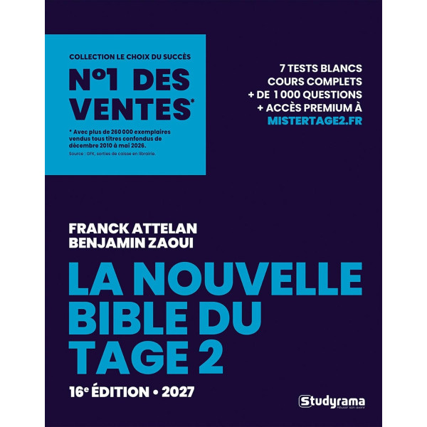 La nouvelle bible du tage 2. 2027 