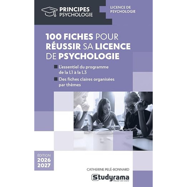 100 FICHES REUSSIR LICENCE PSYCHOLOGIE