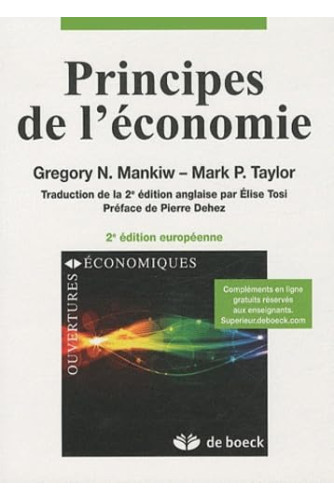 Principes de l'économie . 2E édition Européenne Principes de l'économie . 2E édition Européenne