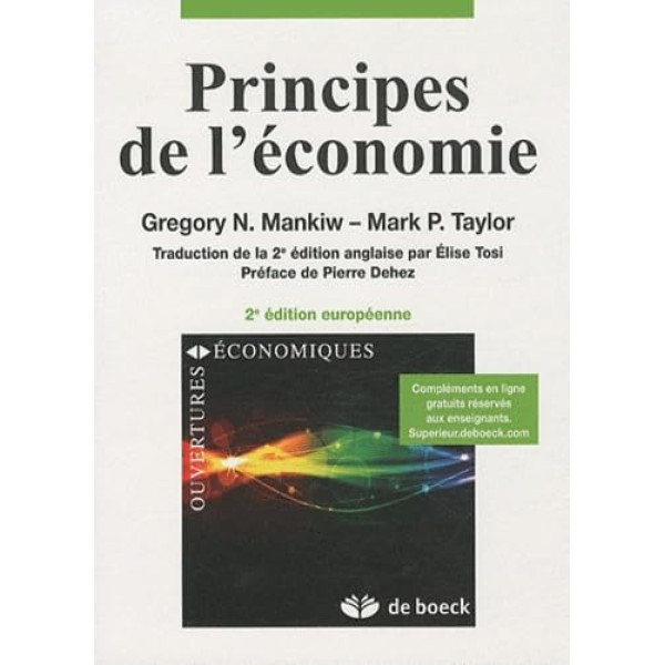 Principes de l'économie . 2E édition Européenne