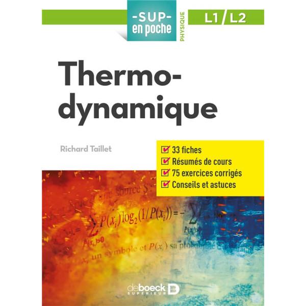 Thermodynamique -Sup en poche