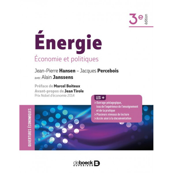 Energie -Economie et politiques 3ed