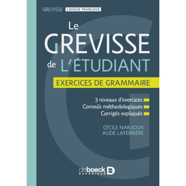 Le Grevisse de l'étudiant Exercices de grammaire