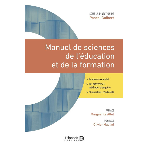 Manuel de sciences de l'éducation et de la formation