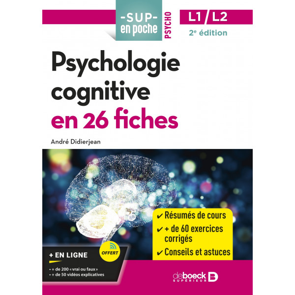 Psychologie cognitive en 26 fiches 2éd