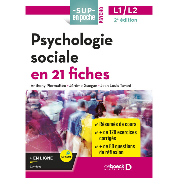 Psychologie sociale en 21 fiches L1/L2