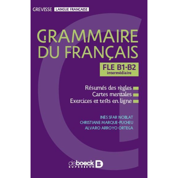 Grammaire du français. FLE B1-B2:Intermédiaire