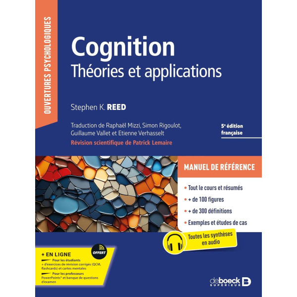 Cognition :Théories et applications . 5E édition
