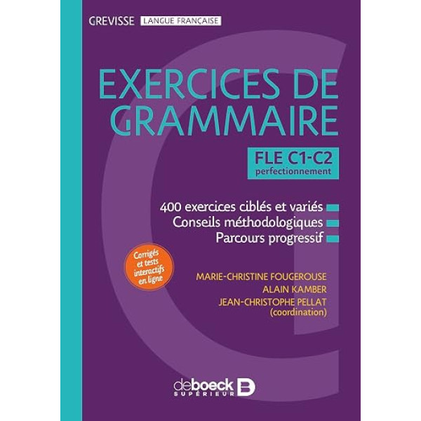 GREVISE FLE CLC2 EXERCICES DE GRAMMAIRE