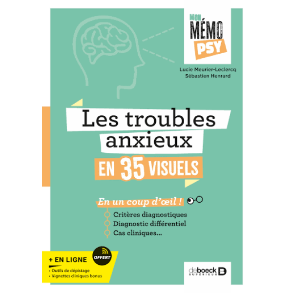 Mon mémo-psy - Les troubles anxieux en 35 visuels