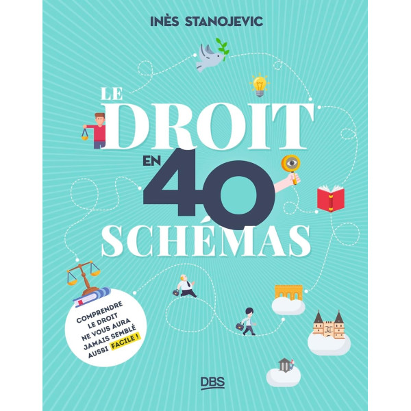 Le droit en 40 schémas . Comprendre le droit ne vous aura jamais semblé aussi facile !