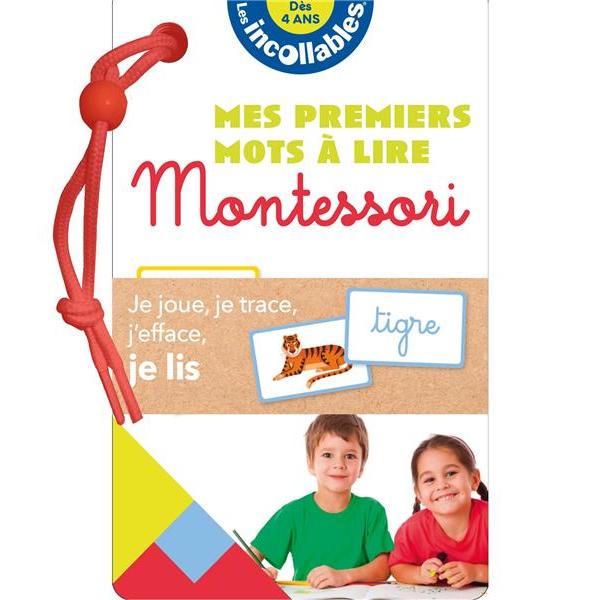Les incollables -Eventail Montessori Mes premiers mots 4+