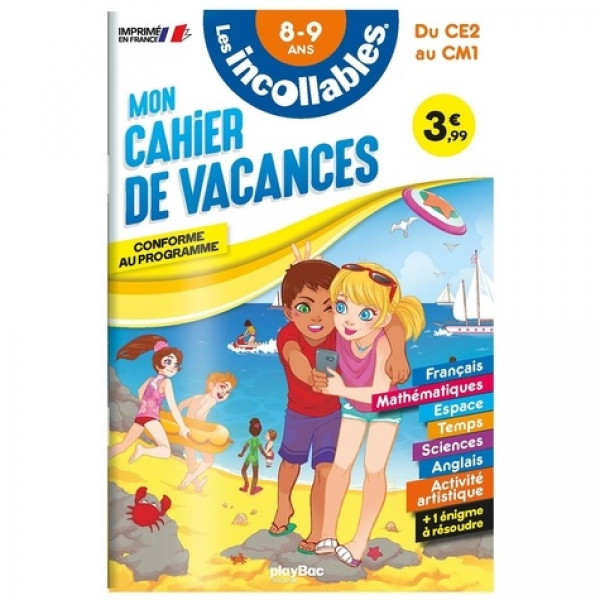 Les incollables -Mon cahier de vacances 8-9 de la CE2 à la CM1