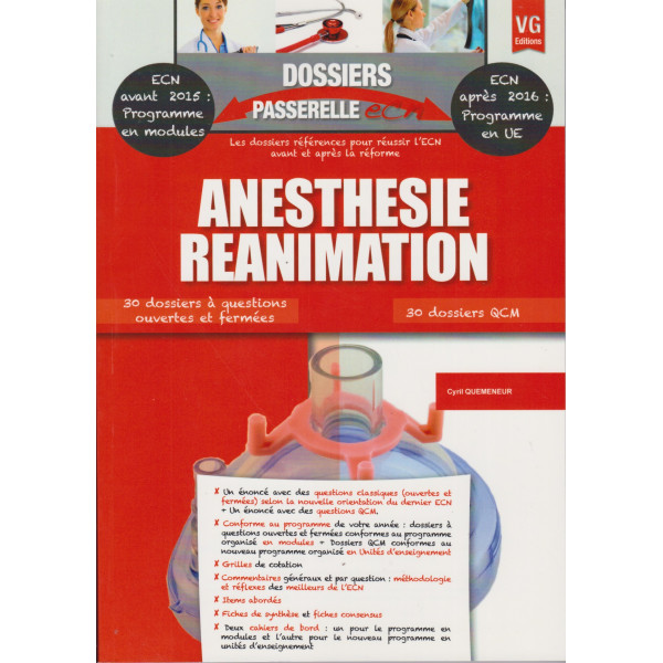 Anesthesie Reanimation -Dossiers passerelle ECN