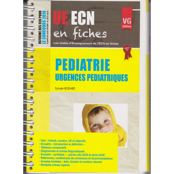UE ECN en fiches -Pédiatrie urgeces pédiatriques 2013