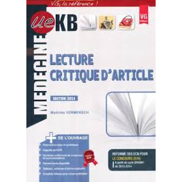 Lecture critique d'article - Médecine UE KB