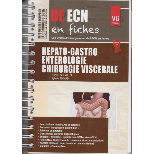 UE ECN en fiches -Hepato-gastro enterologie 2015
