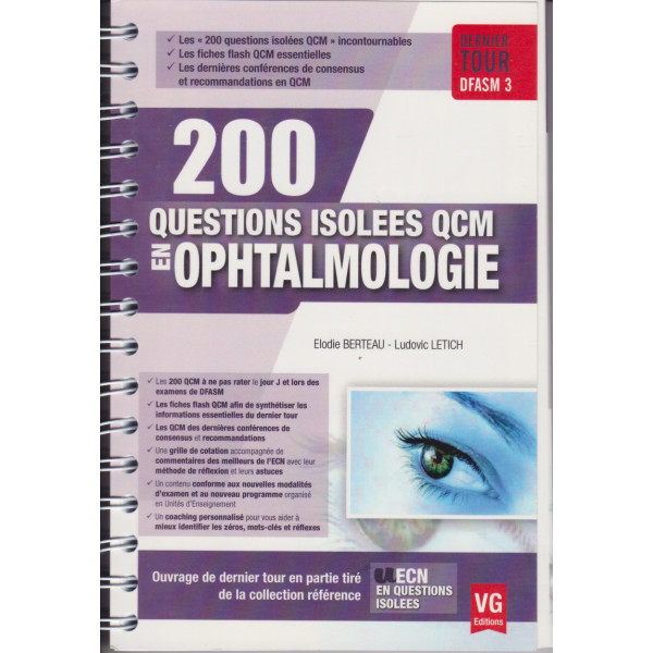 200 Questions isolées QCM en ophtalmologie