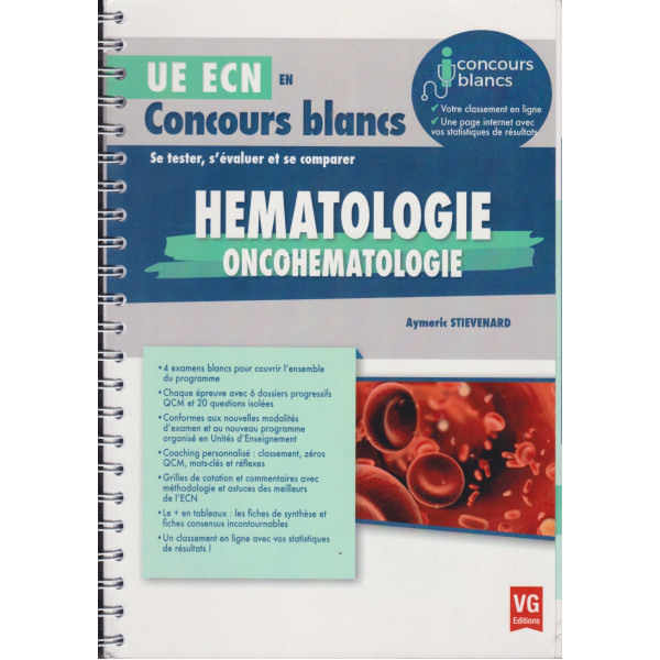 Hematologie oncohematologie -UE ECN en concours blanc
