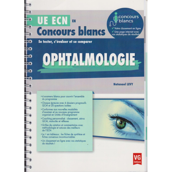 Ophtalmologie -UE ECN en concours blancs