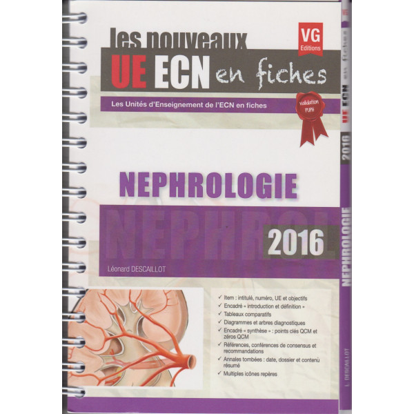 UE ECN en fiches -Néphrologie 2016
