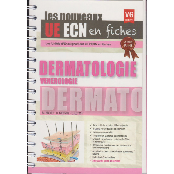 Dermatologie -Les nouveaux UE ECN en fiches