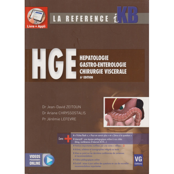 HGE Hepatologie gastro-entérologie chirurgie viscérale 6éd -iKB