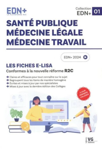 Santé publique - médecine légale - médecine travail -Les fiches E-Lisa Santé publique - médecine légale - médecine travail -Les fiches E-Lisa